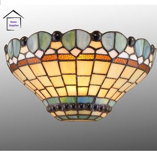 Peacock Handcrafted Tiffany Style Wall Light Tiffany Style