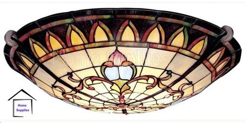 Tiffany style flush on sale ceiling light